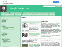Tablet Screenshot of josephcardijn.com